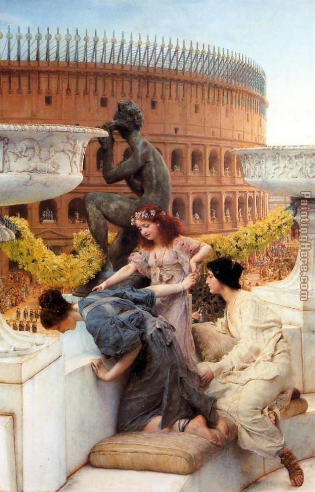The Coliseum painting - Sir Lawrence Alma-Tadema The Coliseum art painting